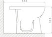 Imagen de Bidet 1 perforación izy blanco DECA