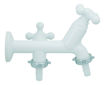 Imagen de CANILLA PARED CON CONEXION P/MAQUINA LAVAR ABS BLANCO  VIQUA