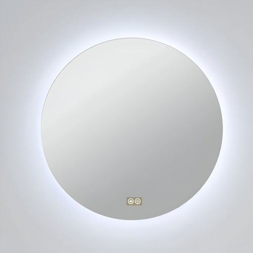 Imagen de ESPEJO REDONDO 60cm C/LUZ Y DESEMPAÑADOR DMC
