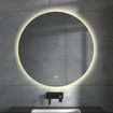 Imagen de ESPEJO REDONDO 60cm C/LUZ LED FRONTAL Y DESEMPAÑADOR DMC