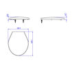 Imagen de TAPA INODORO PLASTICA UNIVERSAL BLANCA DECA