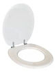 Imagen de Tapa inodoro universal redonda blanca DMC