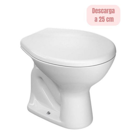 Imagen de Inodoro corto Izy blanco DECA