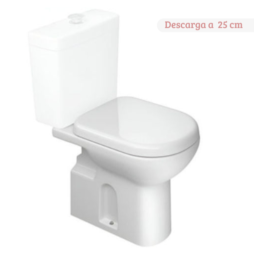 Imagen de Inodoro largo blanco Vogue DECA