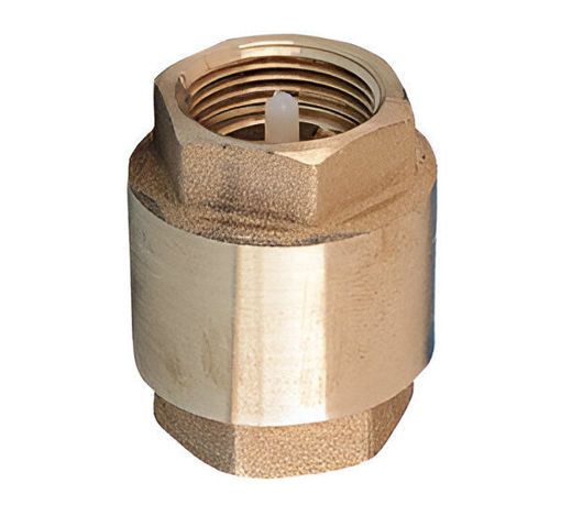 Imagen de VALVULA RETENCION C/RESORTE ASIENTO BRONCE 1/2 GENEBRE